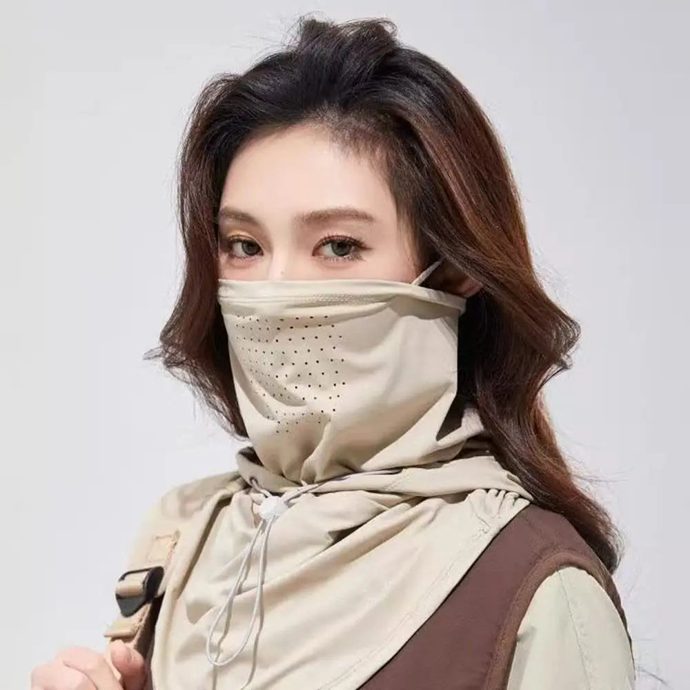 Women's UPF 50+ Sun Hat with Face Mask & Neck Gaiter