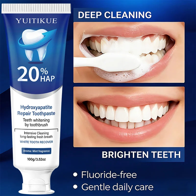 20% Hydroxyapatite Toothpaste – Whitening & Plaque Removal