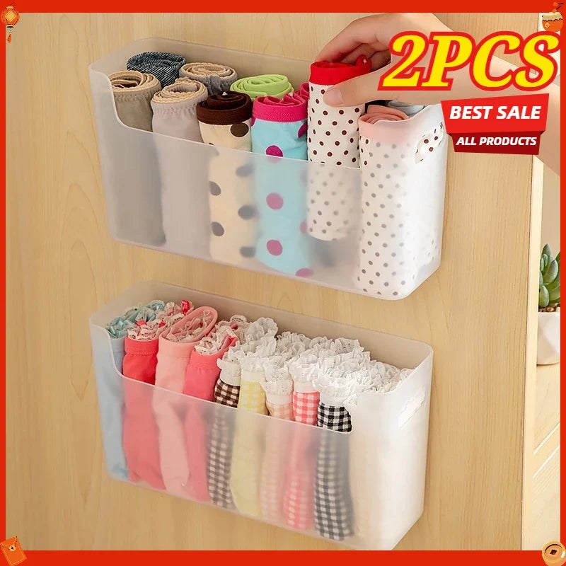 2 Cabinet Door Storage Box Seasoning Rack Perforated Wall Home