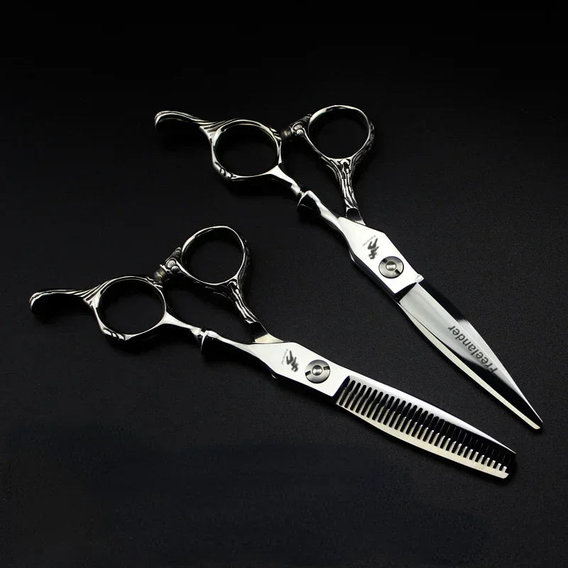 6-Inch Professional Hair Thinning Scissors | Japan 440C Steel
