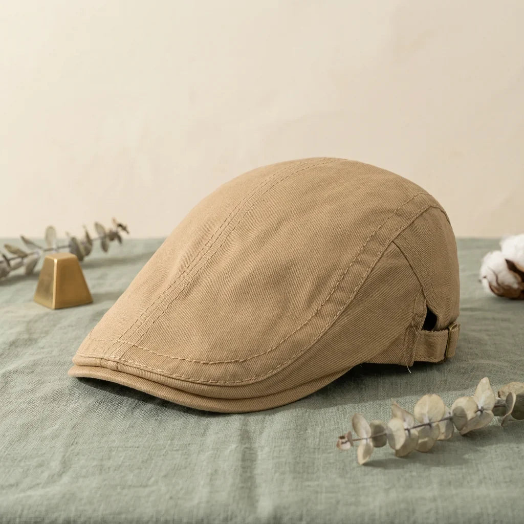 Women's Retro Newsboy Hat | Cotton Beret Spring & Autumn