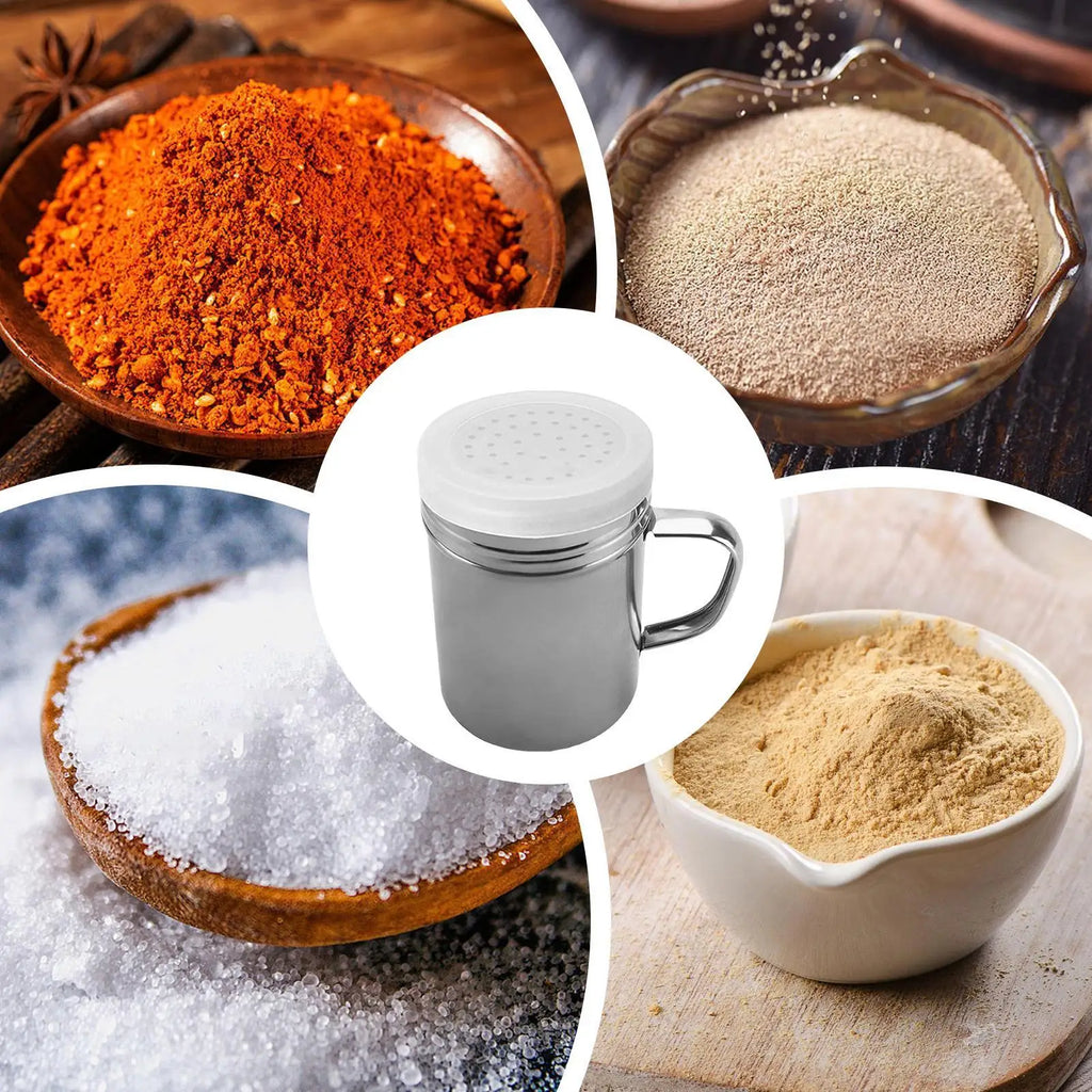 Stainless Steel Seasoning Shaker | Rustproof Fine Mesh Dredge