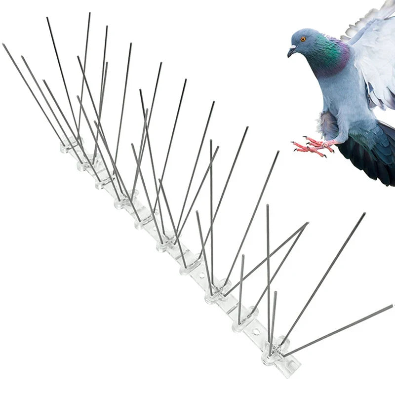 Stainless Steel Balcony Anti-bird Repellent Thorn Nail Pigeon Spikes