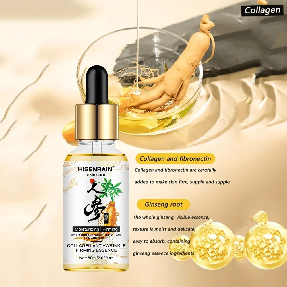 HISENRAIN Ginseng Collagen Anti-Aging Face Serum | Firm & Hydrate