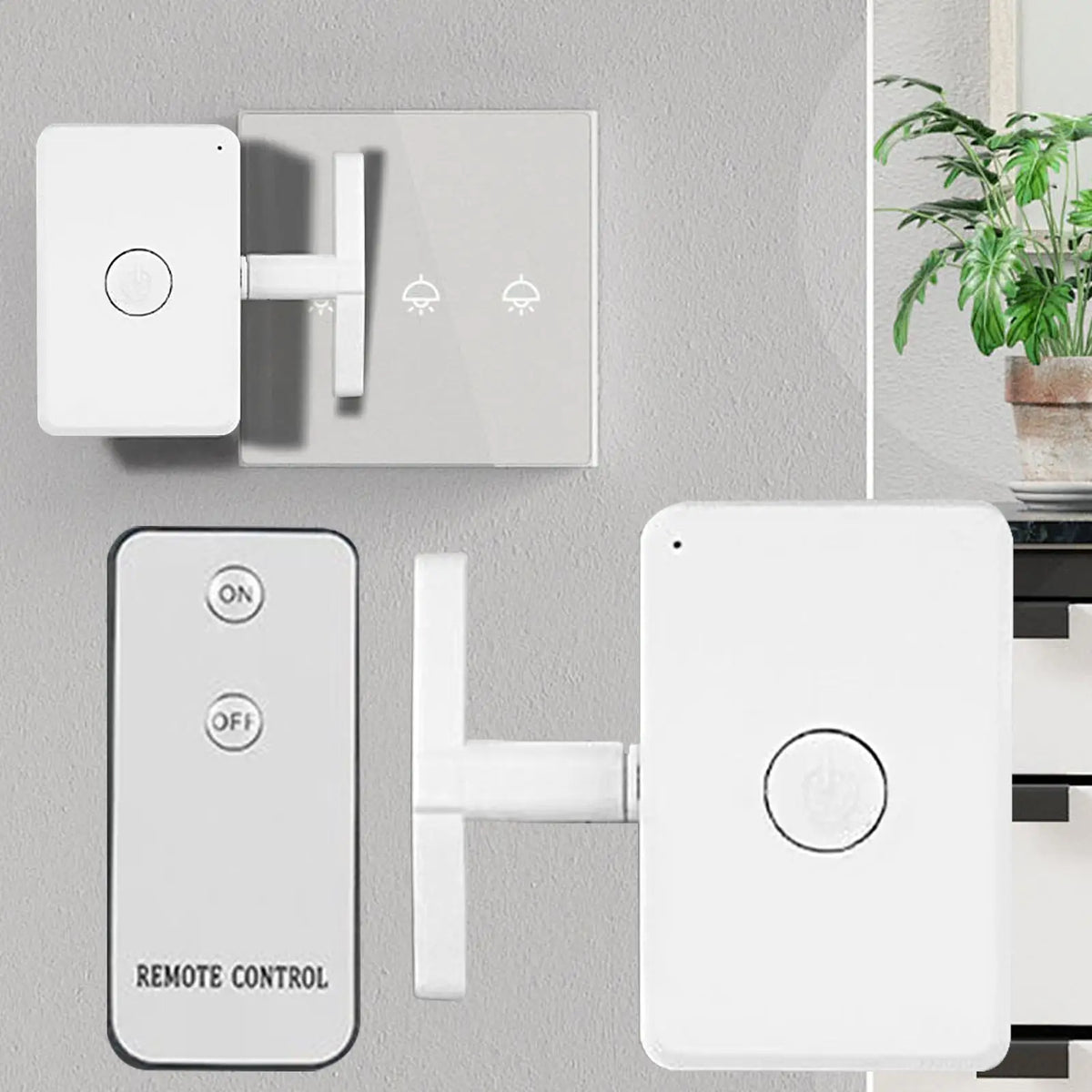 Smart Wireless Button Pusher – 10M Remote, No Wiring Needed