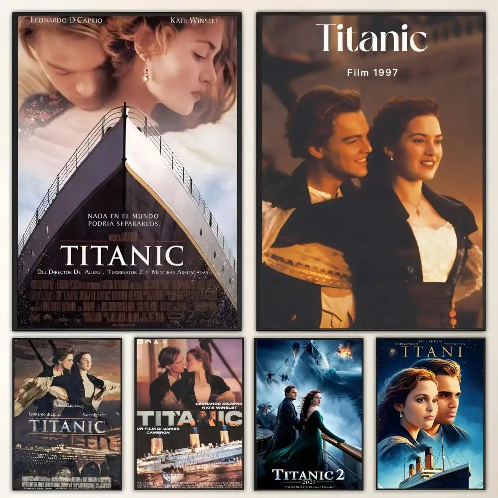 Titanic Movie Poster – HD Waterproof Sticky Wall Art Print