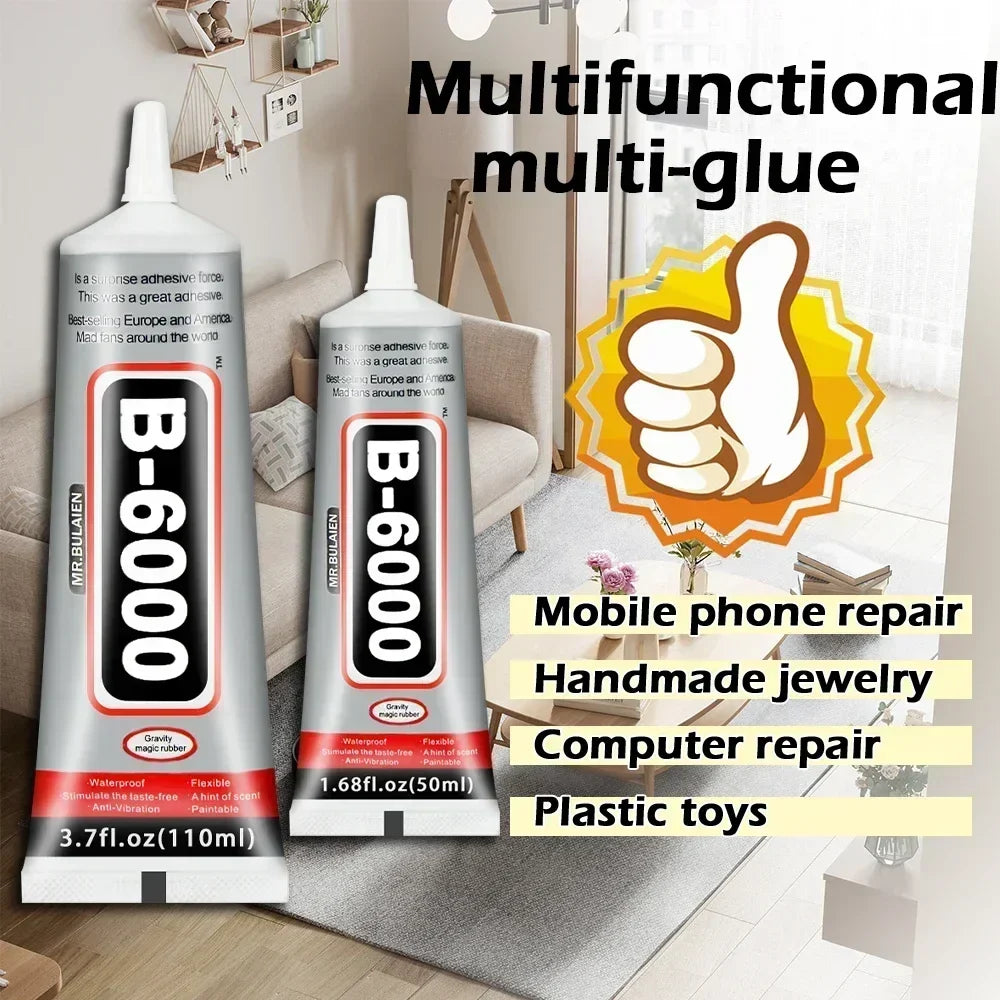 B6000 Rhinestones Crystal Adhesive Mobile Phone Screen Glue Repair