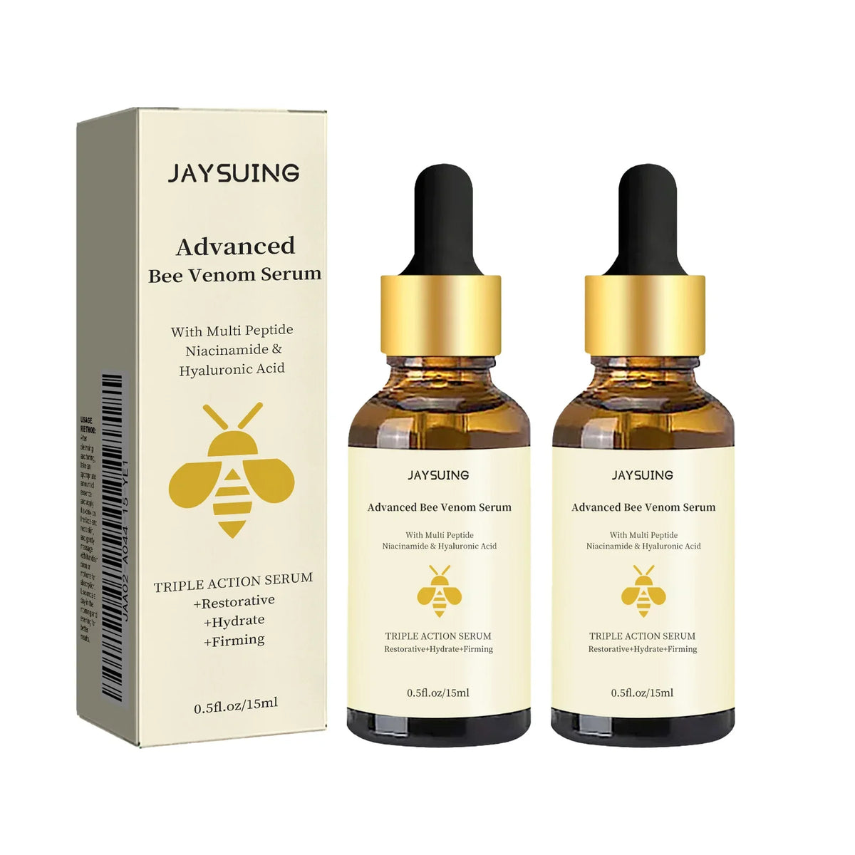 1 2 Bee Venom Facial Serum Face Essence Wrinkle Reduction Skin