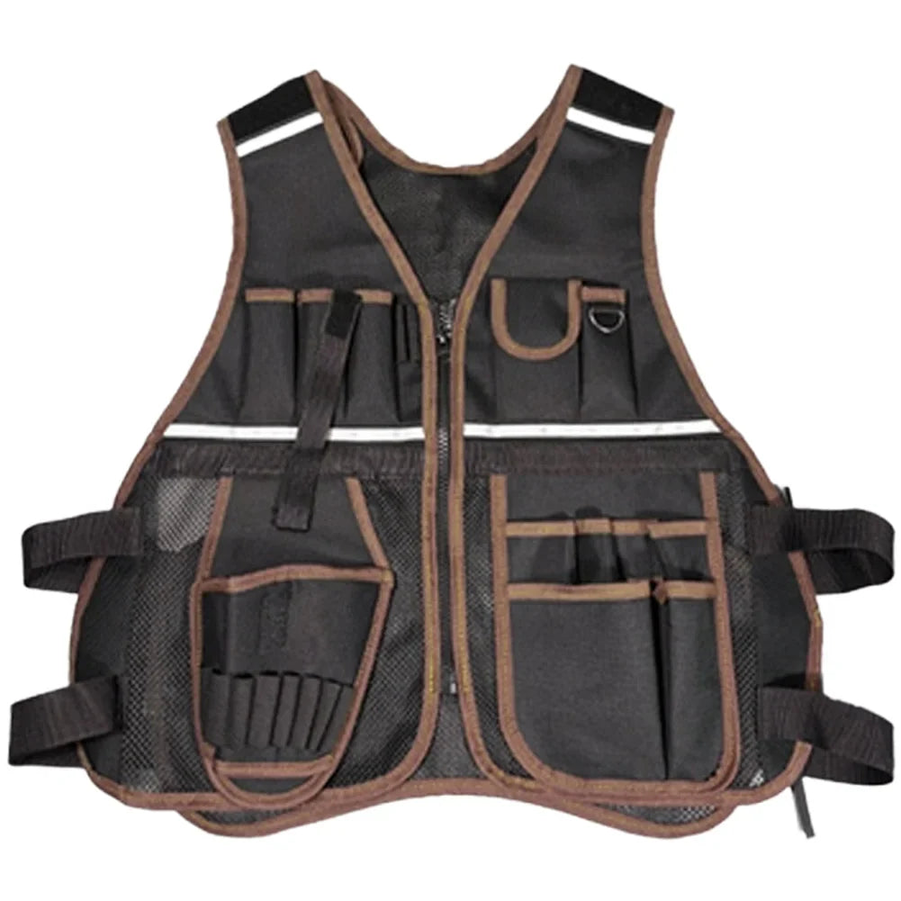 Multifunctional Tool Vest – Multi-Pocket Work Vest for Trades