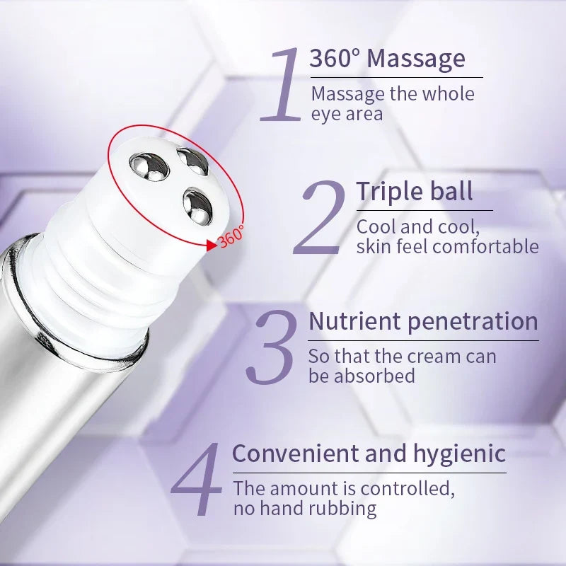 O'CHEAL Rollerball Eye Cream 2-Pack – Hyaluronic Acid Firming
