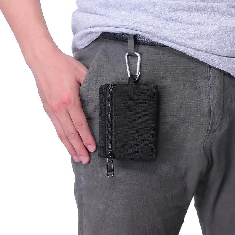 Mini EDC Zipper Pouch – Coin Purse, Key & Card Holder Bag