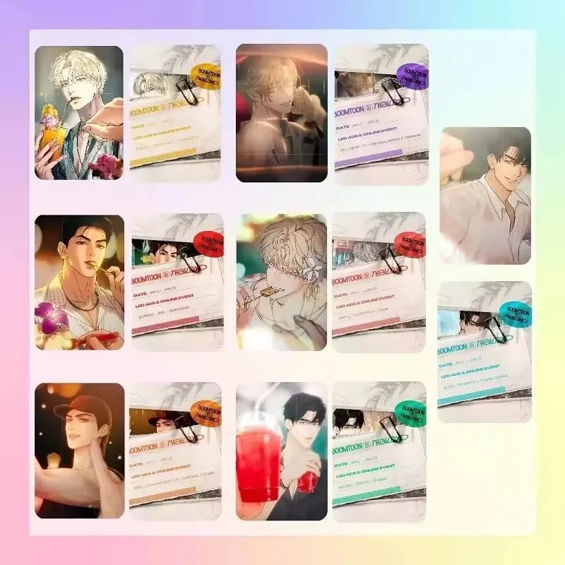 Backlight BL Manhwa Lomo Cards Baek Yeongwoon Han Seo-in Double Sided
