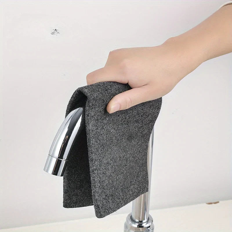 Thickened Magic Cleaning Cloth Microfiber Glass Clean Towel Reusable