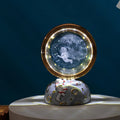 Astronaut 3d Engraved Crystal Ball Rotatable Night Light Creative