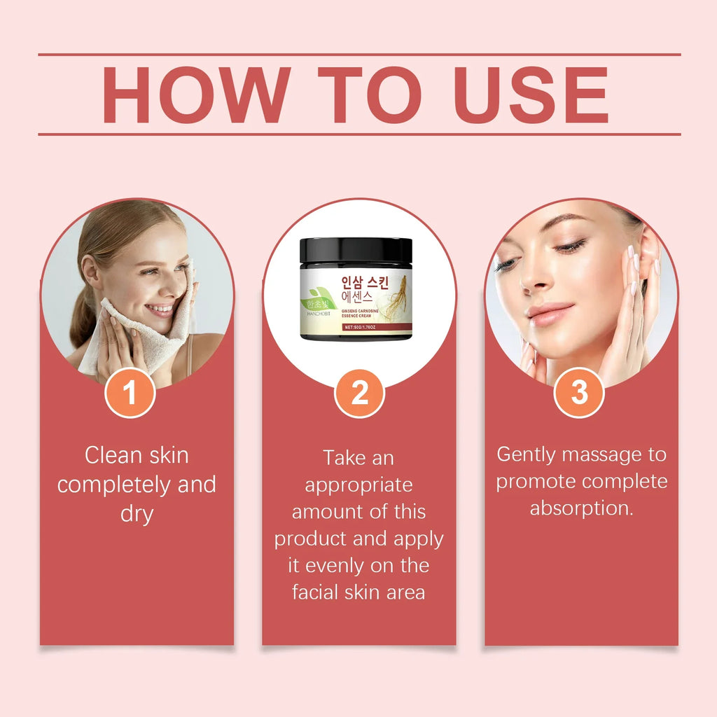 Hanchobit Moisturizing Cream | Hydrating Ginseng Face Cream 50g