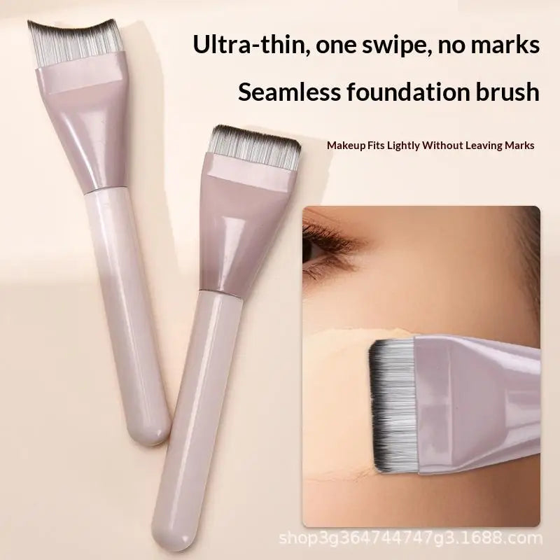 Foundation Brush, Makeup Palette & Powder Puff Set
