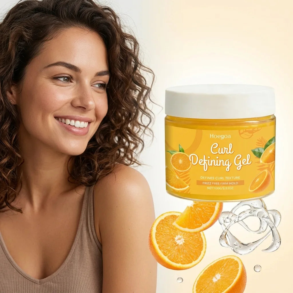 Hoegoa Curl Shaping Gel – Anti-Frizz Hair Wax & Styling Cream