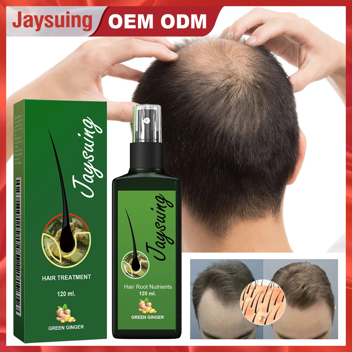 Nourishing Hair Care Serum Spray – Scalp & Smoothing Treatment