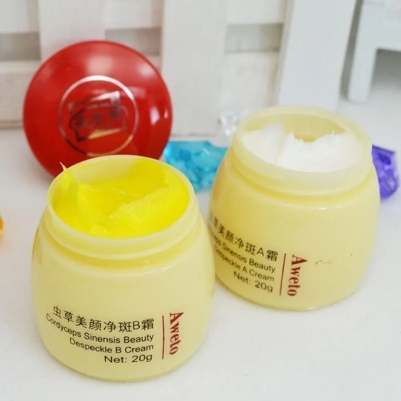 Aweto Whitening Day & Night Cream Set | Dark Spot Brightening