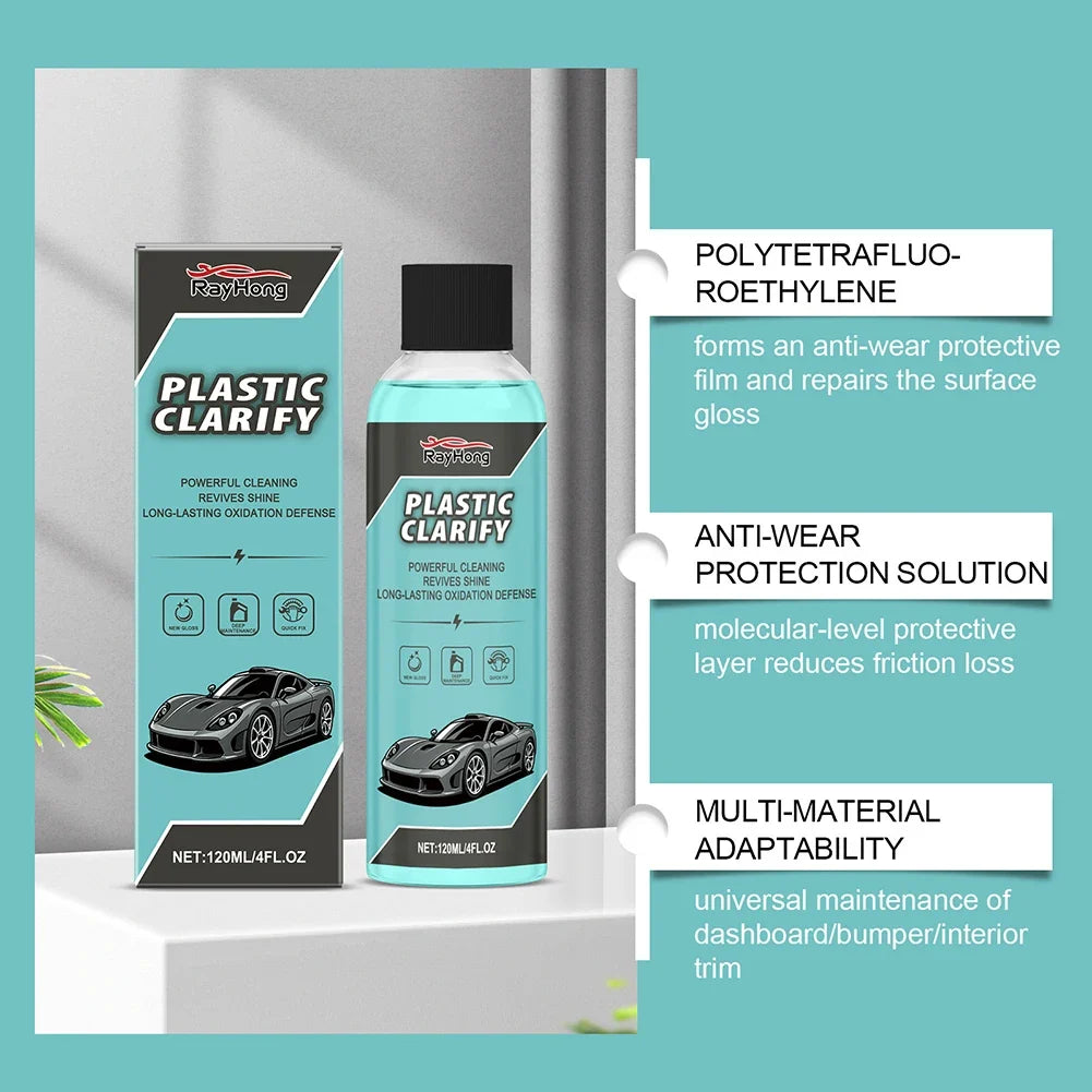 Waterless Spray Wax Car Detailer – Plastic Restorer 120ml