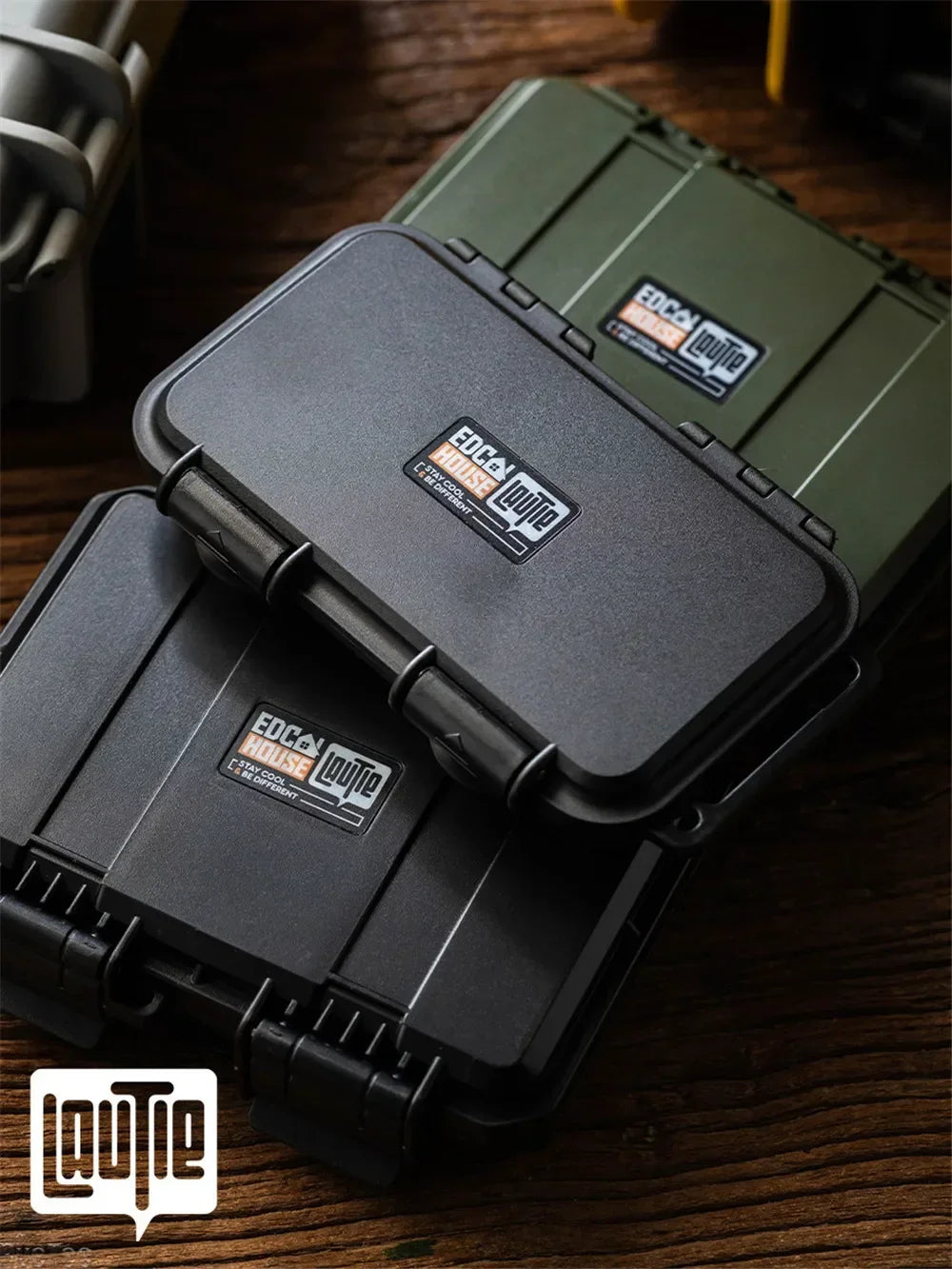 Waterproof EDC Tool Box Organizer with Foam | Shockproof Case