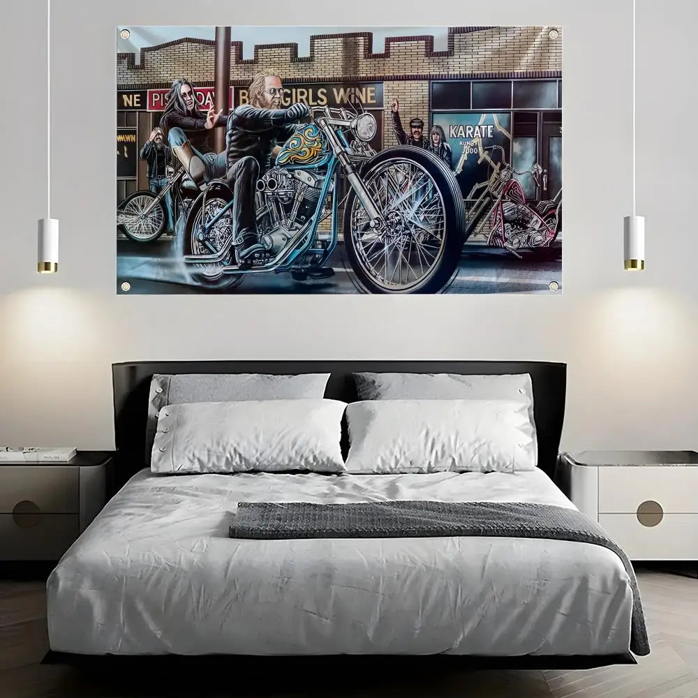 Easy Rider Movie Wall Flag – Indoor & Outdoor Art Banner