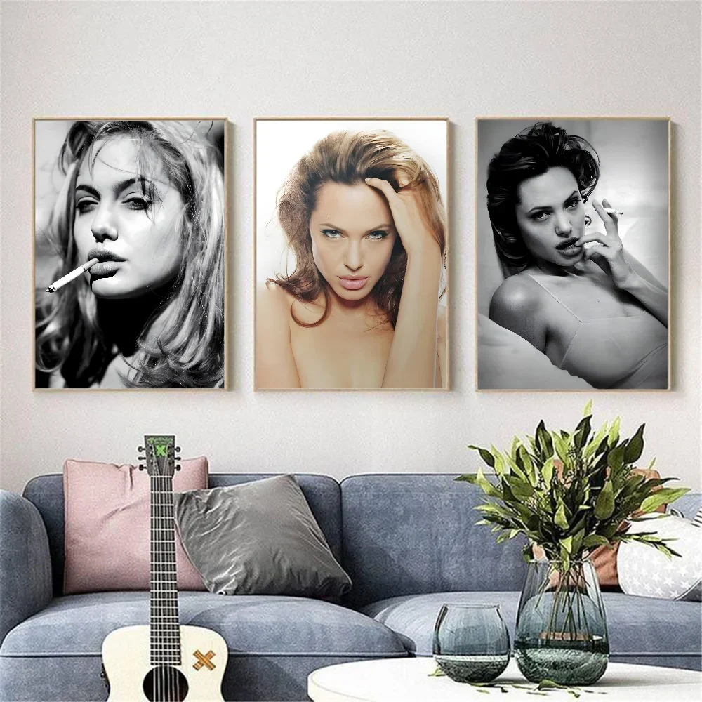 Angelina Jolie HD Poster – Waterproof PVC Wall Art Decor