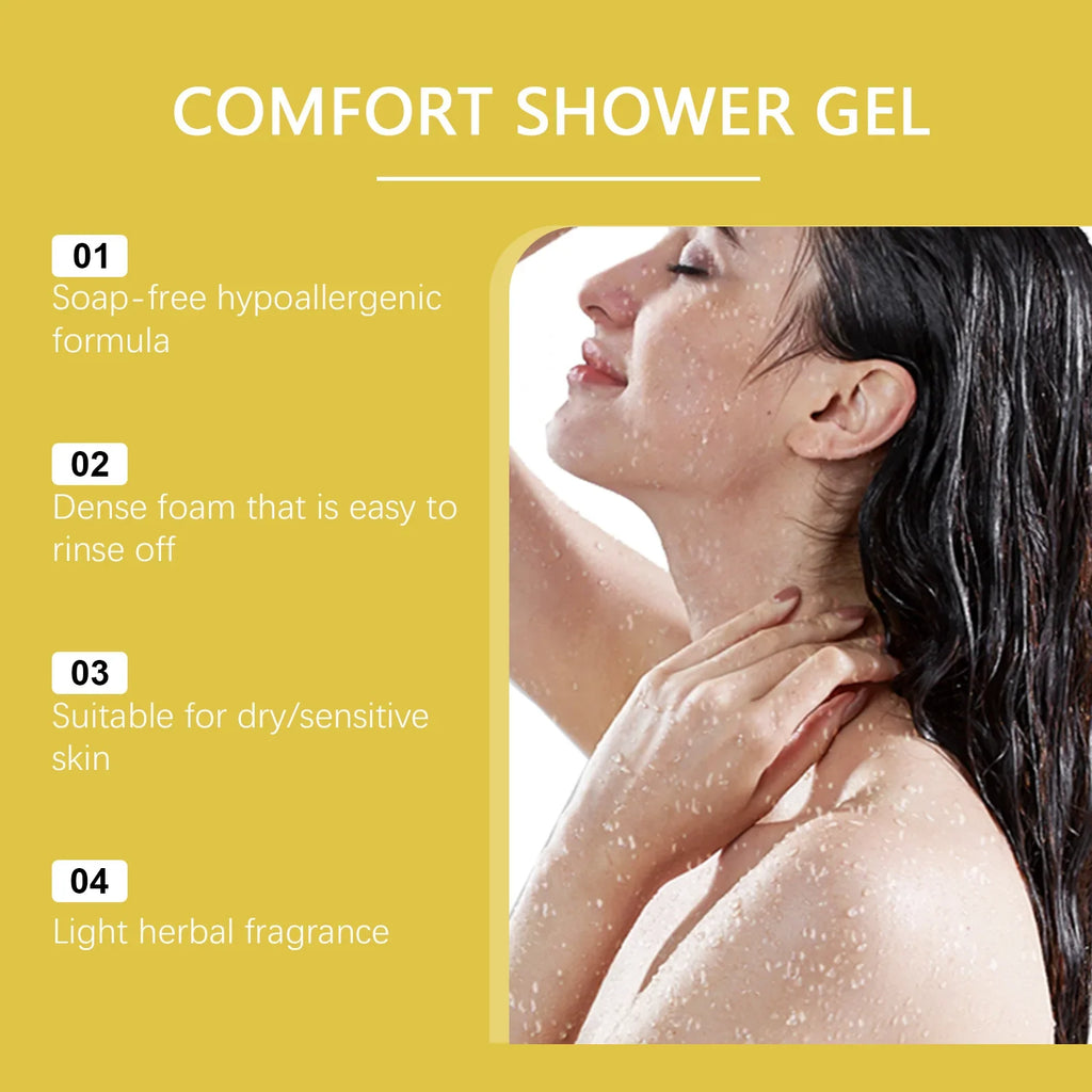 OceAura Vanilla Body Wash – Plant-Based Moisturizing Shower Gel