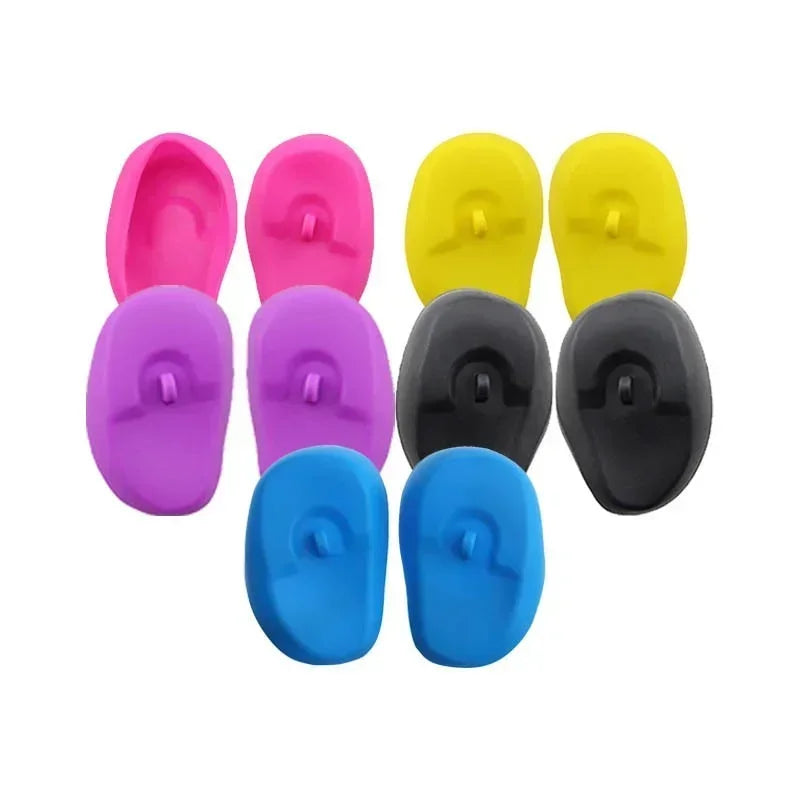 Silicone Ear Covers for Hair Dye | Reusable Salon Earmuffs