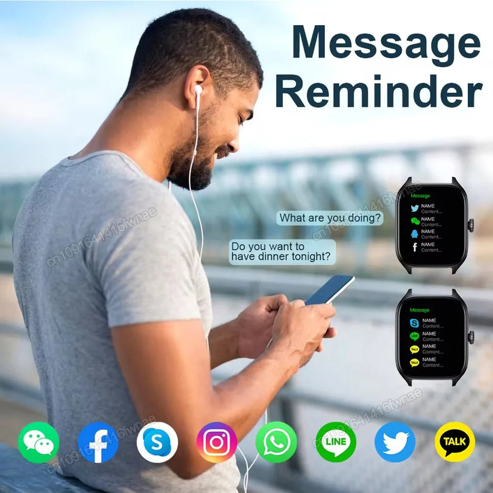 Military GPS Smart Watch – Bluetooth Calls, Fitness & HR Tracker