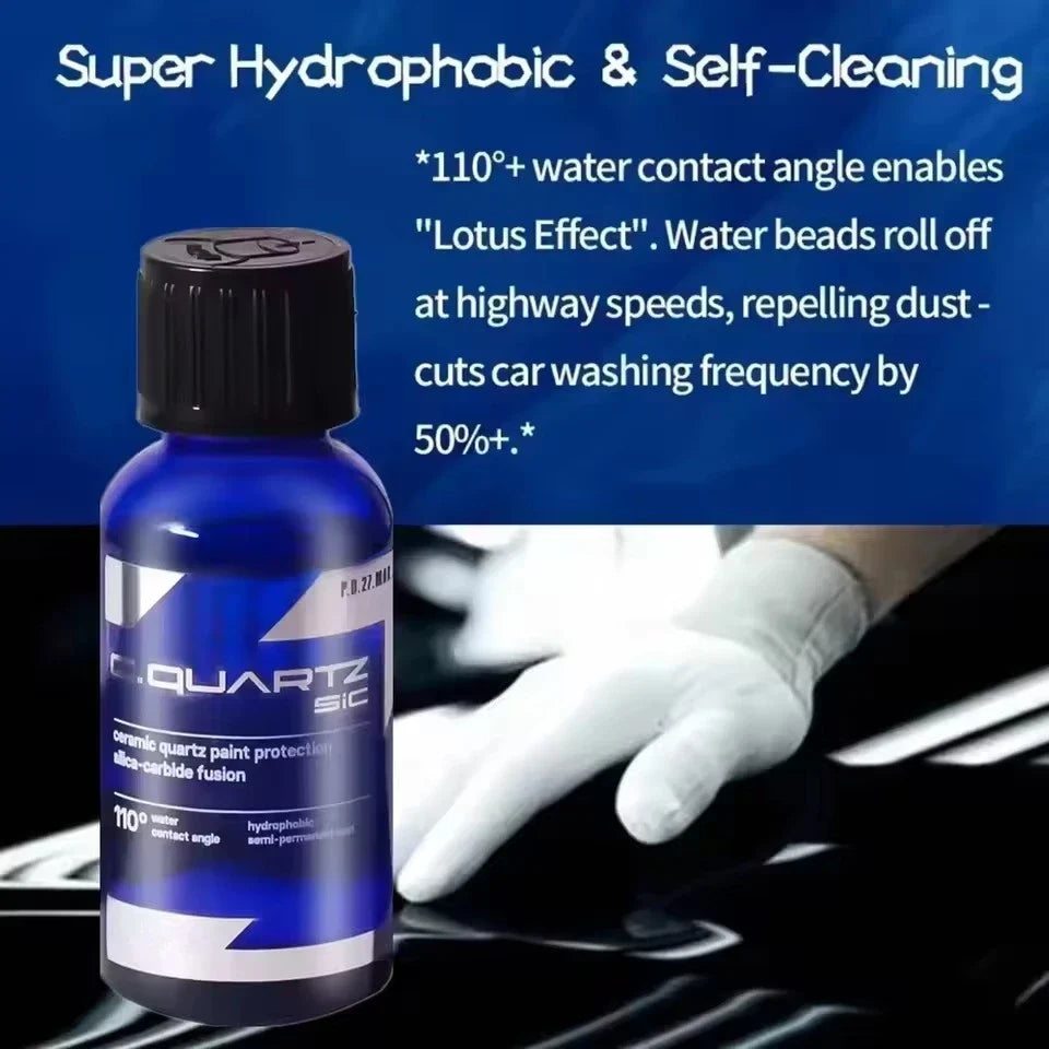 CAR CQUARTZ Sic Ceramic Coating Finish Quartz Based Nanotechnology