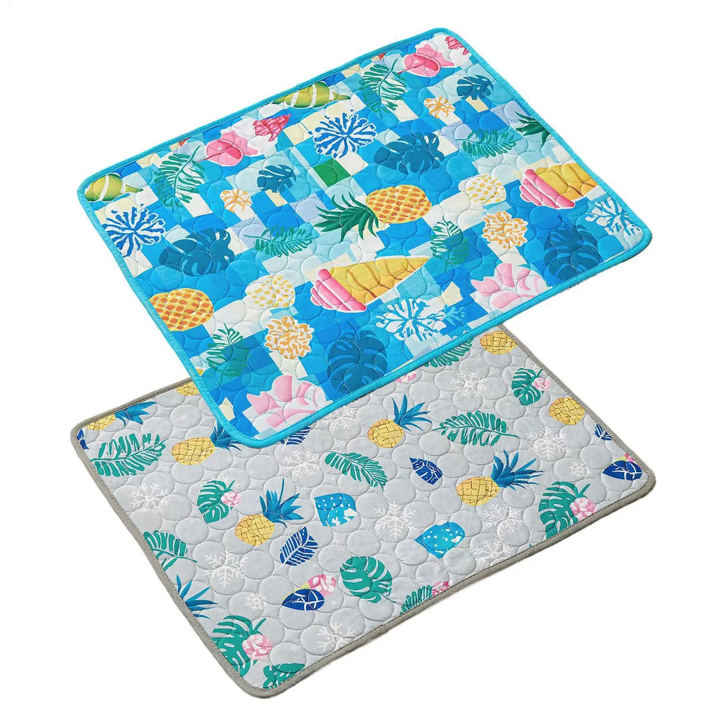 Pet Cooling Mat – Ice Silk Breathable Pad for Dogs & Cats