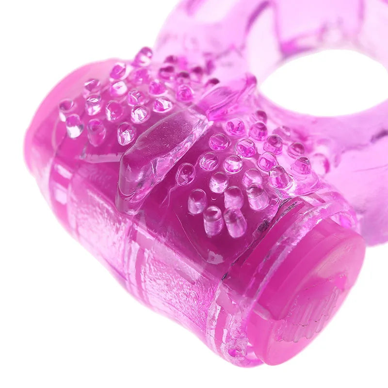 Men's Vibrating Ring | Body-Safe TPE & ABS | Reusable Adult Toy