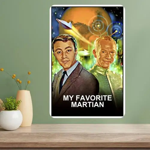 My Favorite Martian Classic TV Show Metal Poster Sign