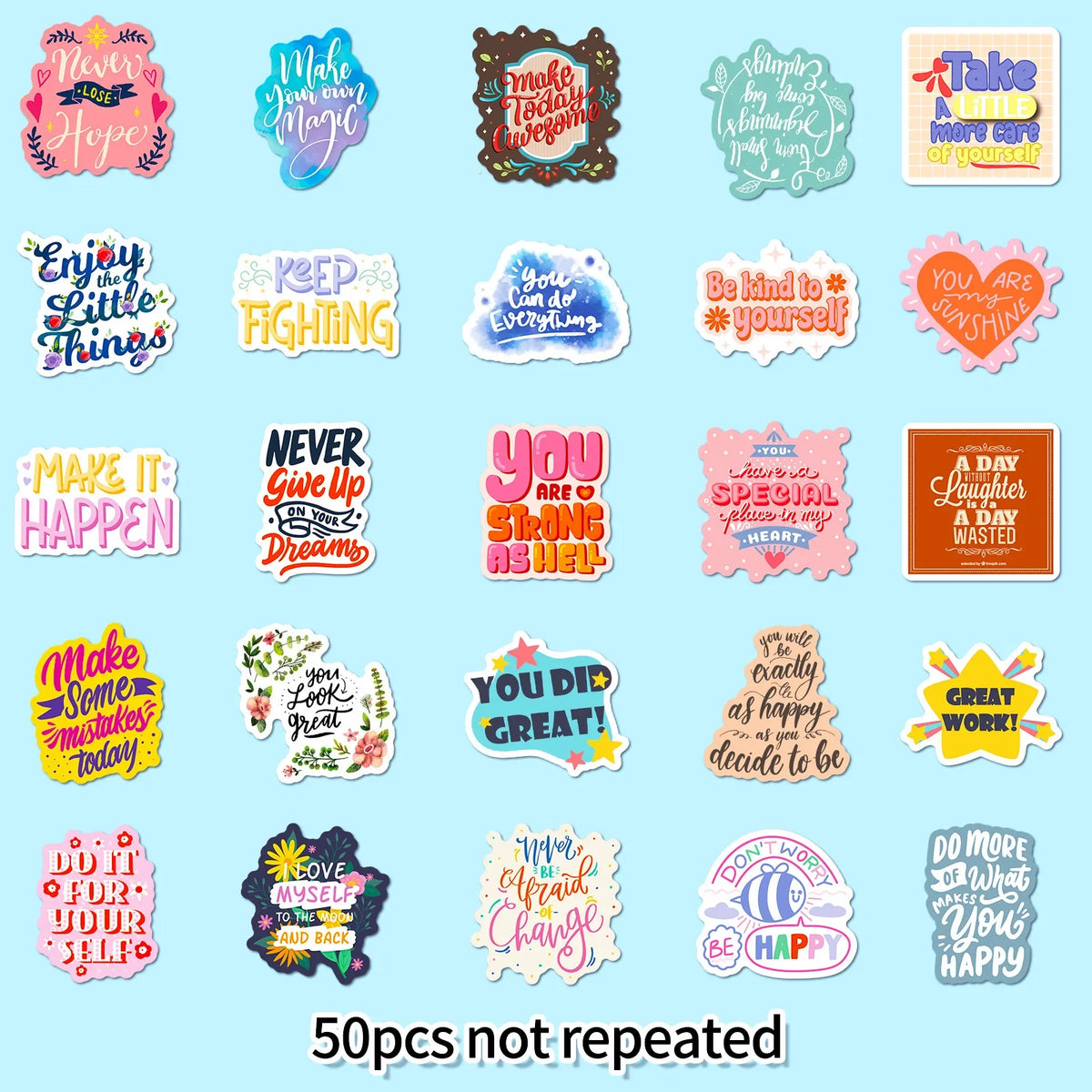 Inspirational Sticker Stickers Affirmation Positive Journaling