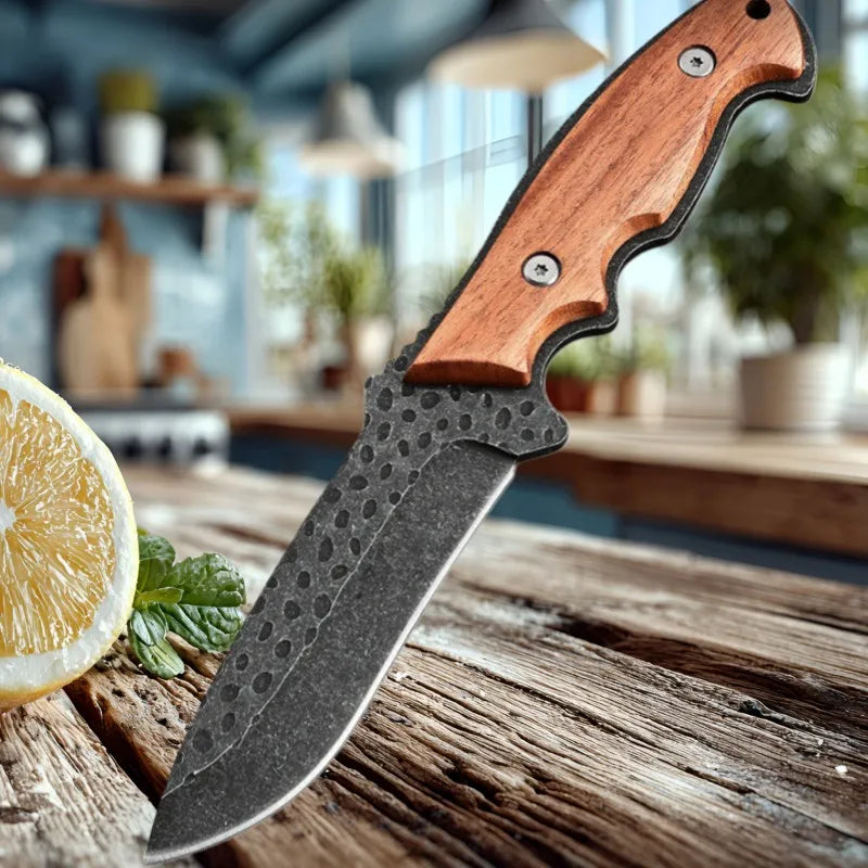 5-Inch Forged Boning Knife – Sharp Stainless Steel Chef Knife