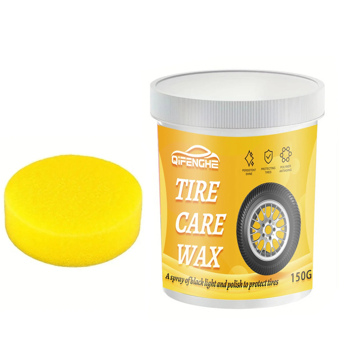 Car Plastic & Rubber Restorer Paste – Trim & Bumper Black Gloss