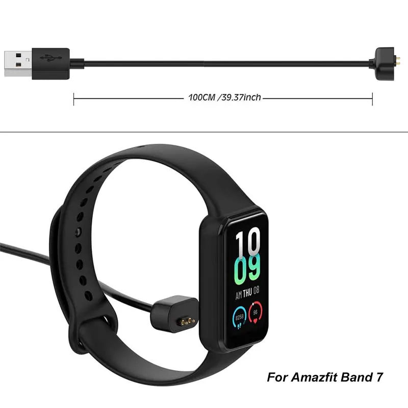Amazfit Band 7 USB Replacement Charger – 3.3ft Cable
