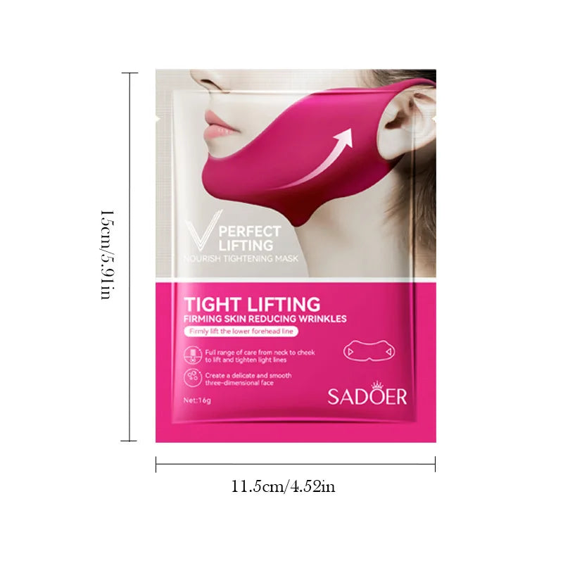 V-Shape Facial Lifting Gel Mask – Chin & Cheek Firming