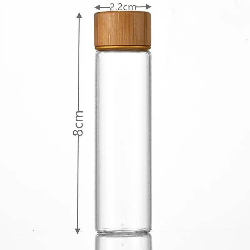 Mini Small Glass Bottles Cork Stopper Jars Tiny Wedding Vials Message