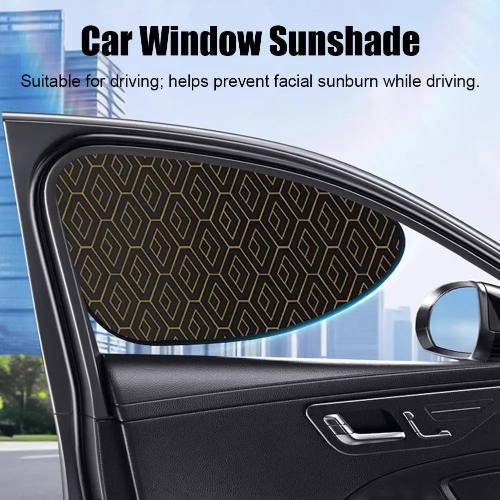 Car Side Window Sunshade UV Block Static Cling – 2 Pack