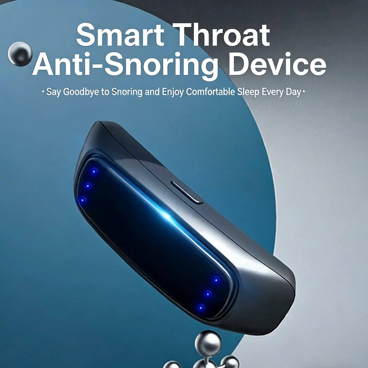 1-piece Smart Monitoring Anti-snoring Chin Strap Adjustable Waist