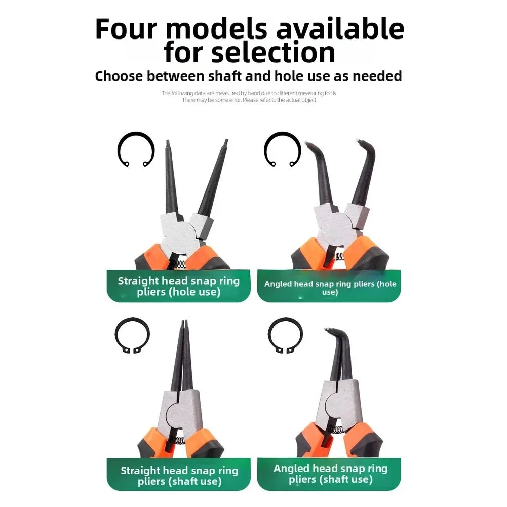 7-Inch Snap Ring Circlip Pliers – Inner & Outer Retaining Tool