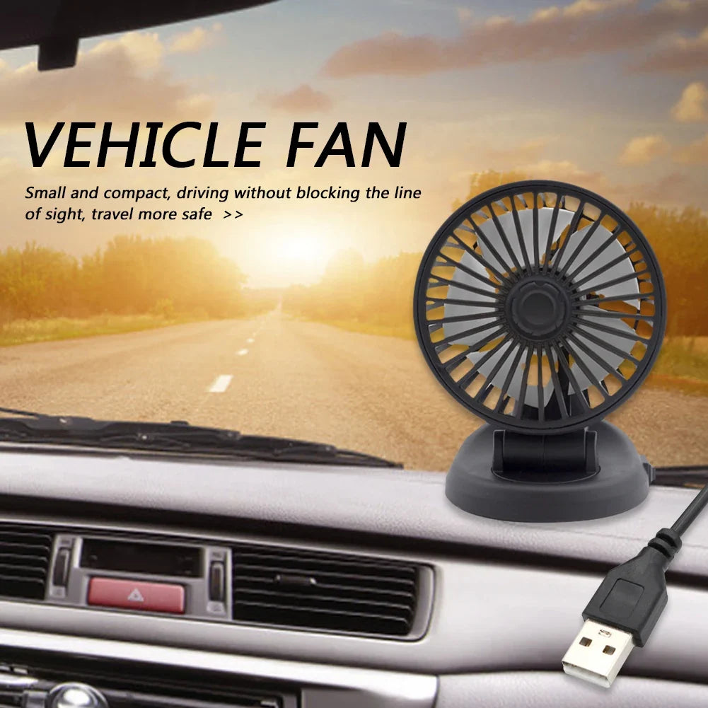 Car Fan Single Head 360 Adjustable Cooling Electrical Appliances