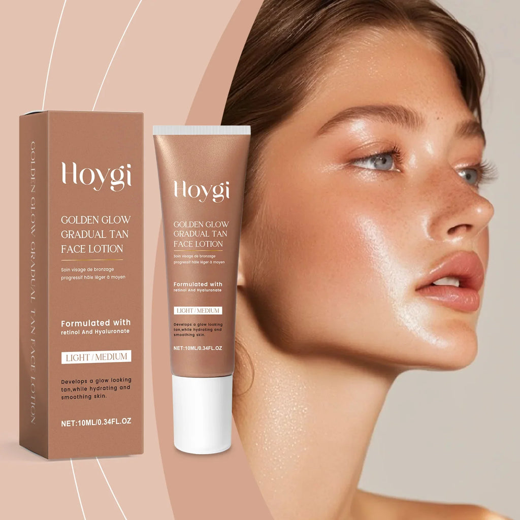 Hoygi Sunless Self-Tanning Lotion | Body Bronzer for Face & Body