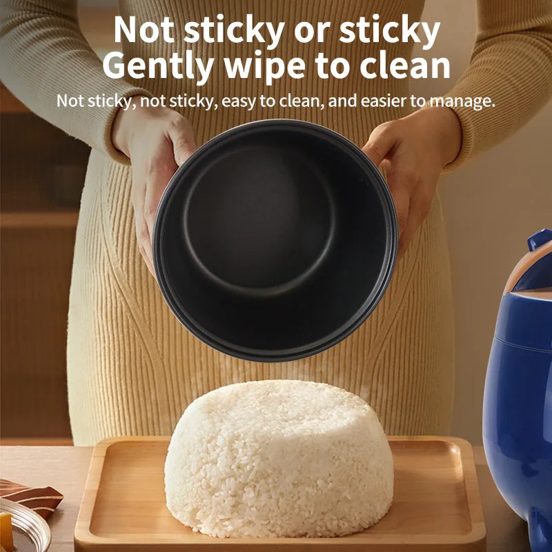 URGGU 1.8L Mini Rice Cooker – Rice, Soup & Boil | 110V–220V