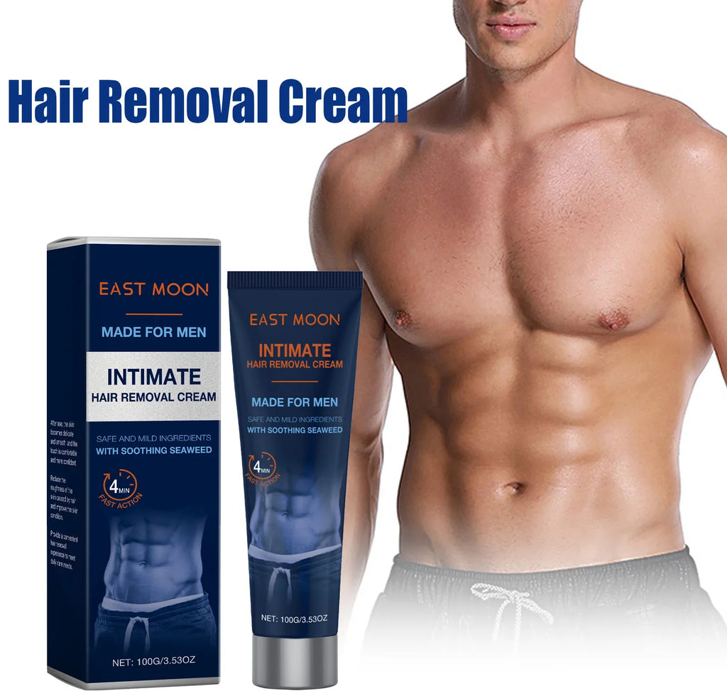 WEST MONTH Avocado Hair Removal Cream – Men's Gentle Depilatory