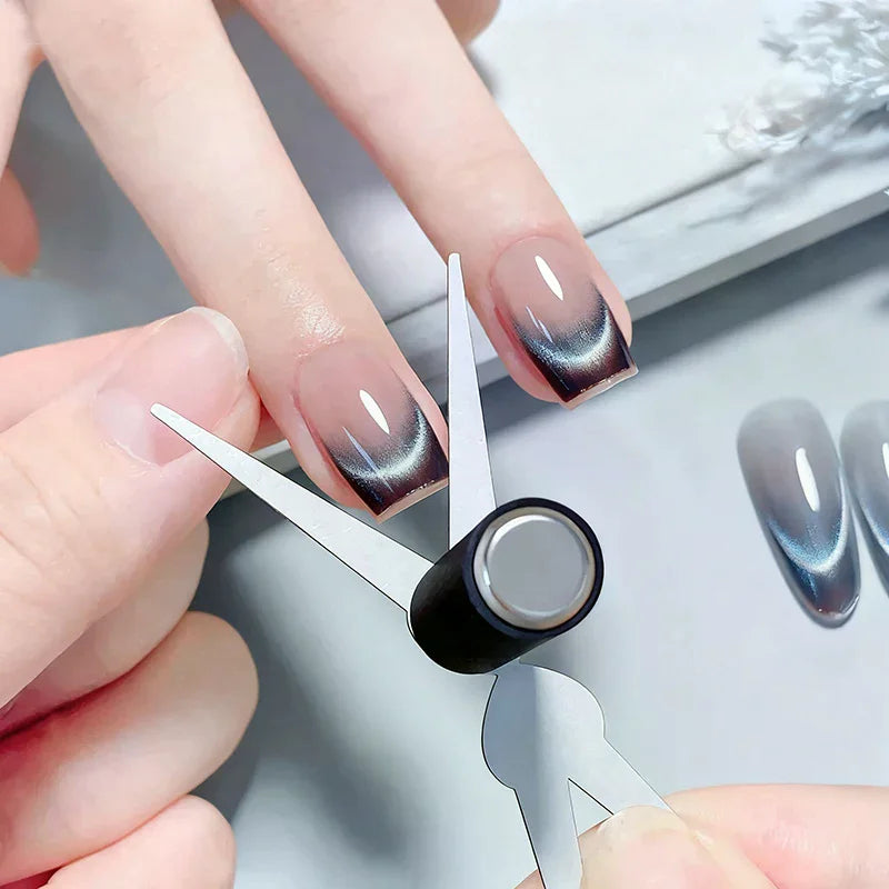 Cat's Eye Nail Magnet Stick & Iron Sheet | Gel Polish Tool