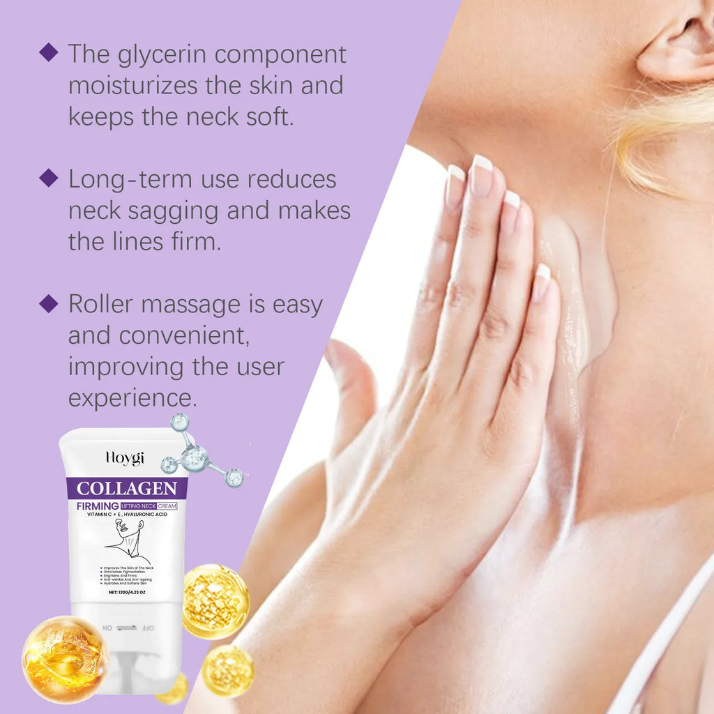 Roll-On Neck Firming Cream – Hydrating Lifting Massage Lotion