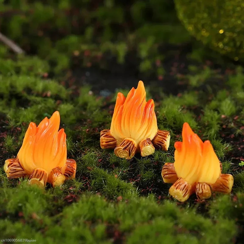 Fairy Garden Drunk Gnome Miniature Statues | Planter Decor Set